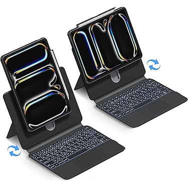 ❤超便利なタッチパッド搭載❣iPadをより使いやすく変身❤ケース＆キーボード Amazon | iPad Pro 2022 11インチ 新型 キーボード ケース